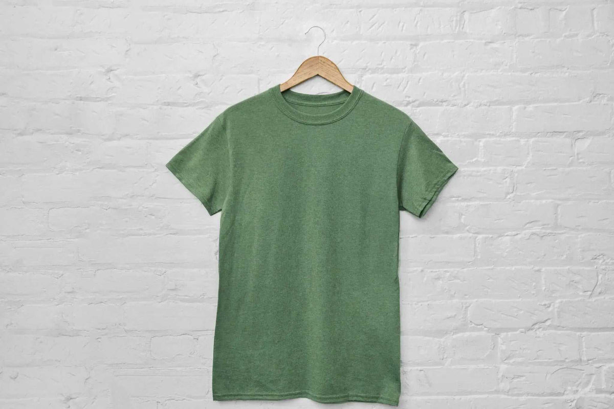 Example T-Shirt front view on a plain background