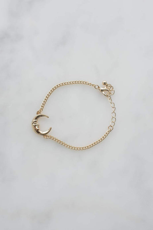 Moon Charm Bracelet - Raymond Coffee