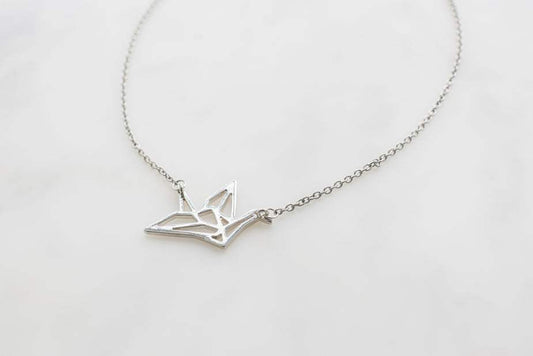Origami Crane Necklace - Raymond Coffee