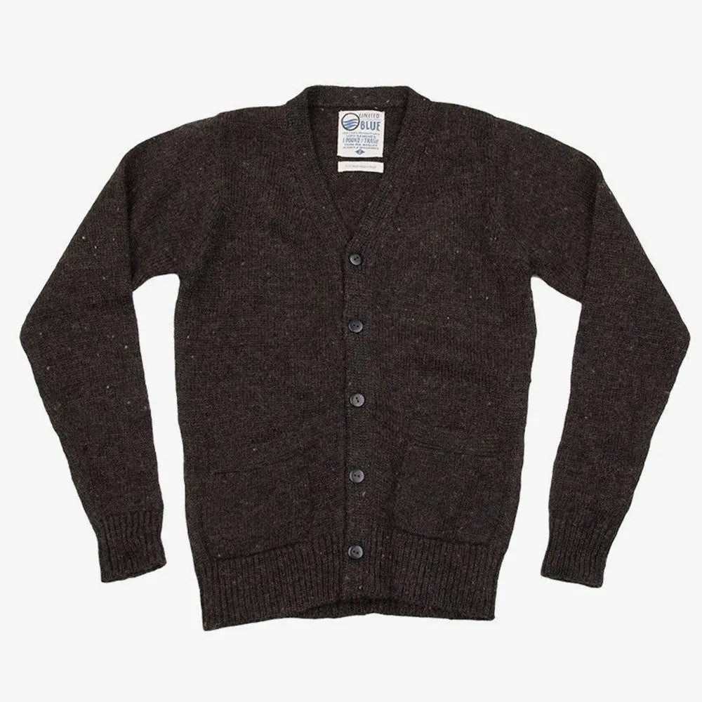 Handmade Gertrude Cardigan in 100% wool with 8 gauge knit from Nepal