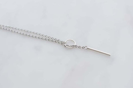 Silver Threader Necklace - Raymond Coffee